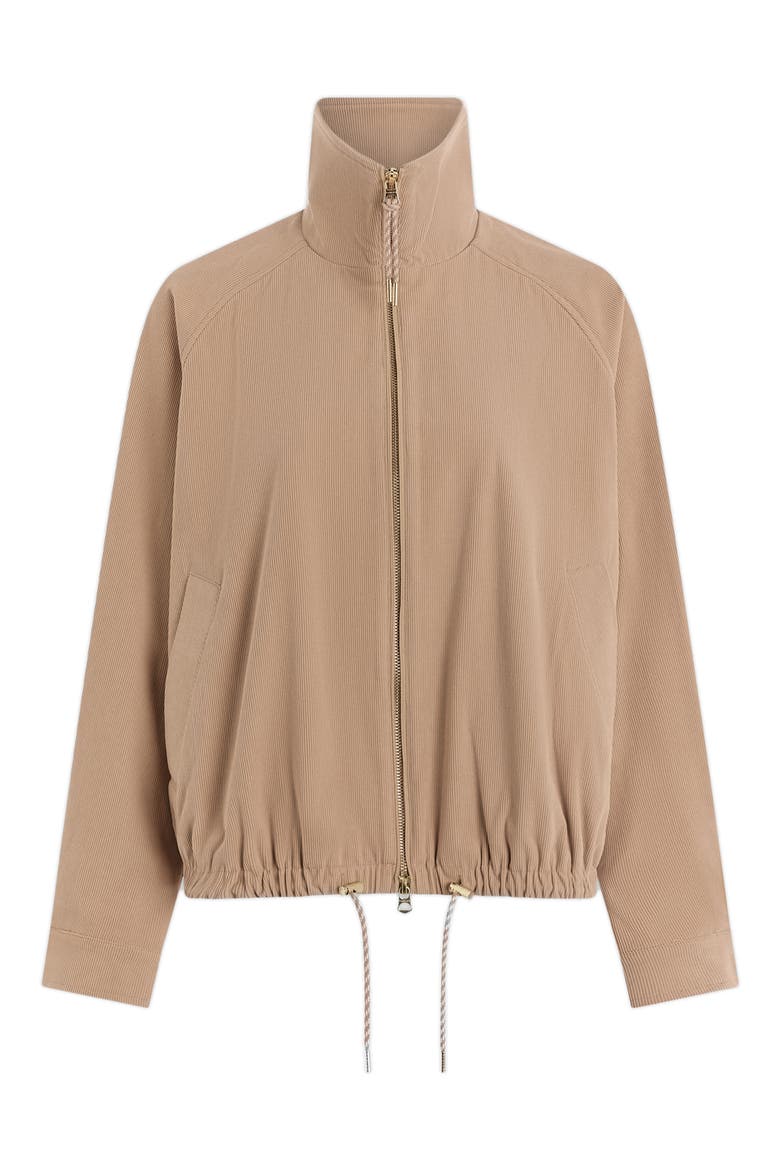 Nadina Corduroy Blouson Jacket, Alternate, color, LIGHT TAUPE