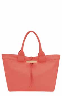 Large Le Roseau Toile Cotton Canvas Tote
