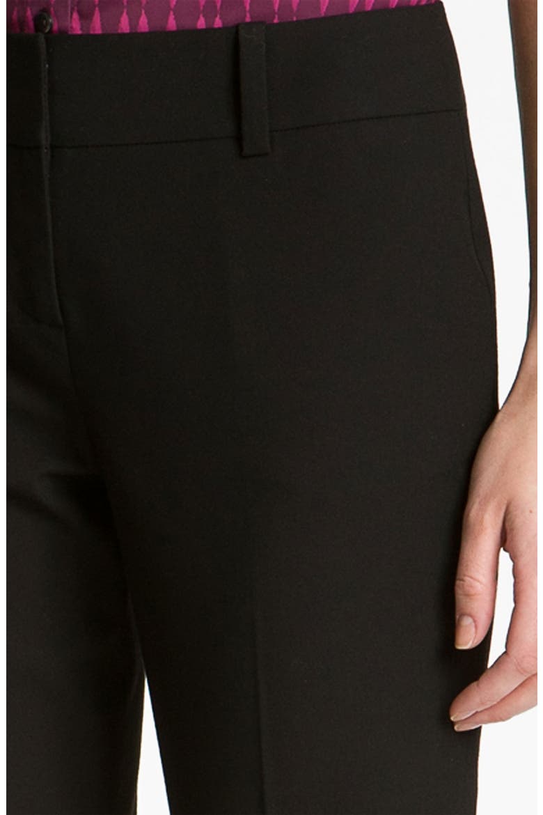 'Taylor' Curvy Fit Pants, Alternate, color, BLACK