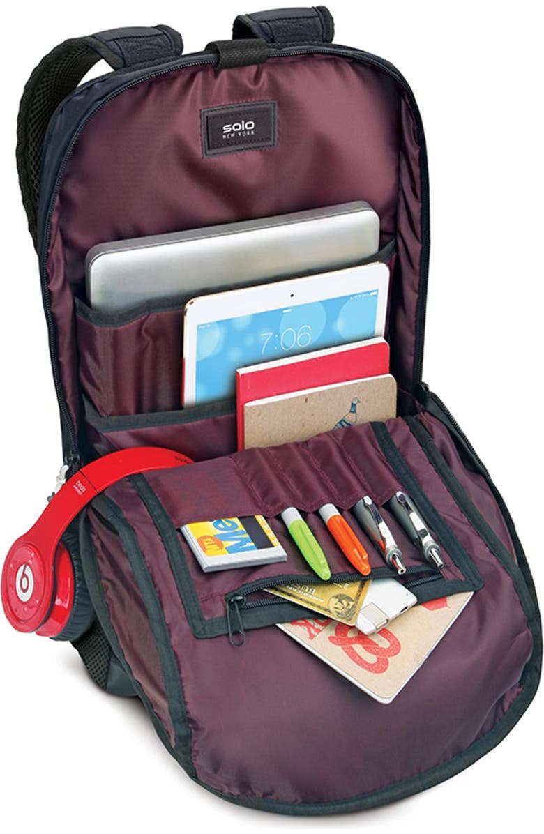 SOLO NEW YORK Draft Backpack, Alternate, color, Black