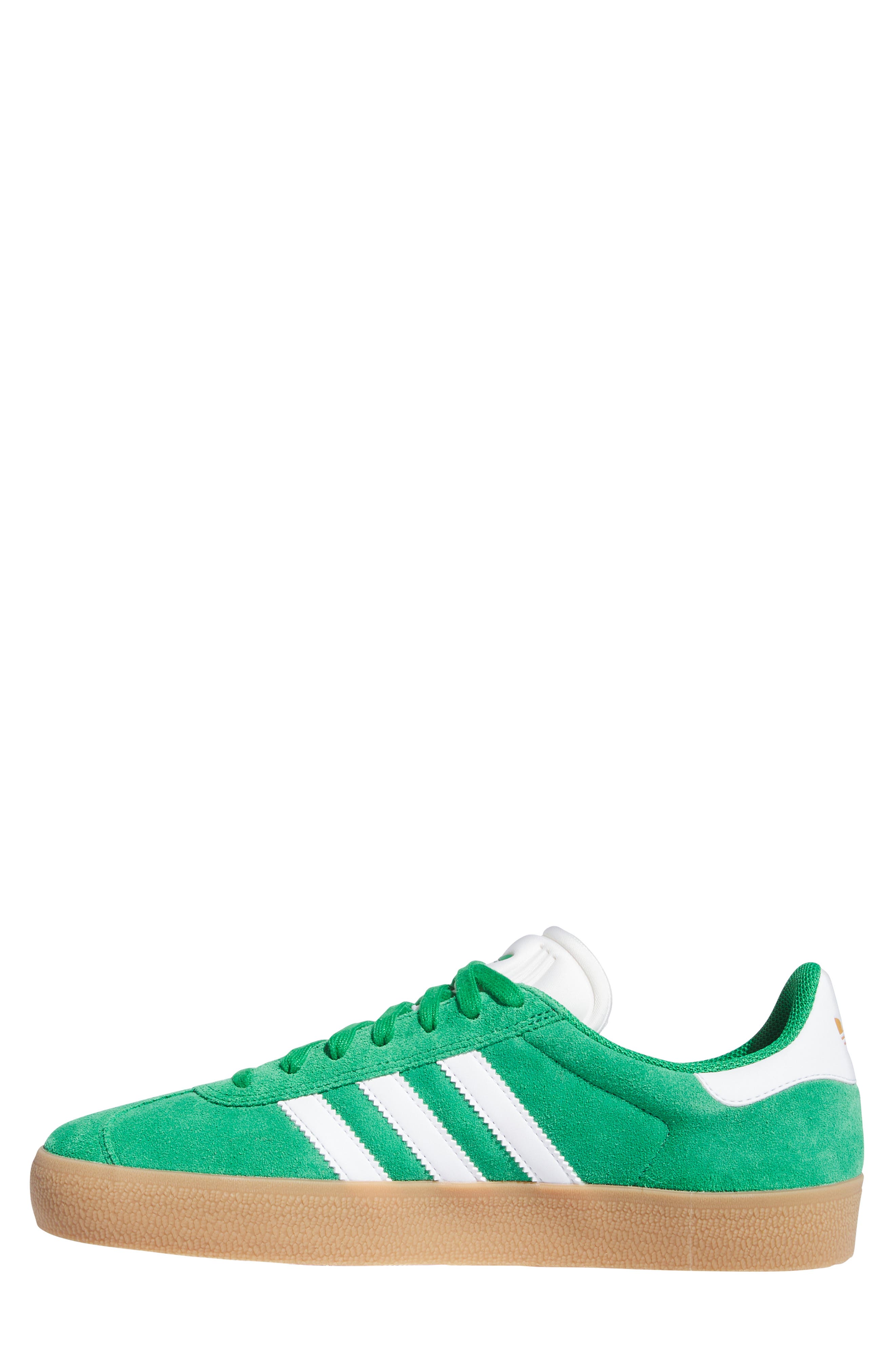adidas Gender Inclusive Gazelle ADV Skate Shoe, Alternate, color, Green