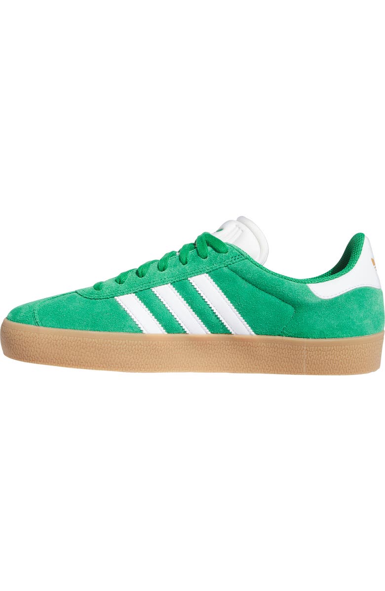 adidas Gender Inclusive Gazelle ADV Skate Shoe, Alternate, color, Green