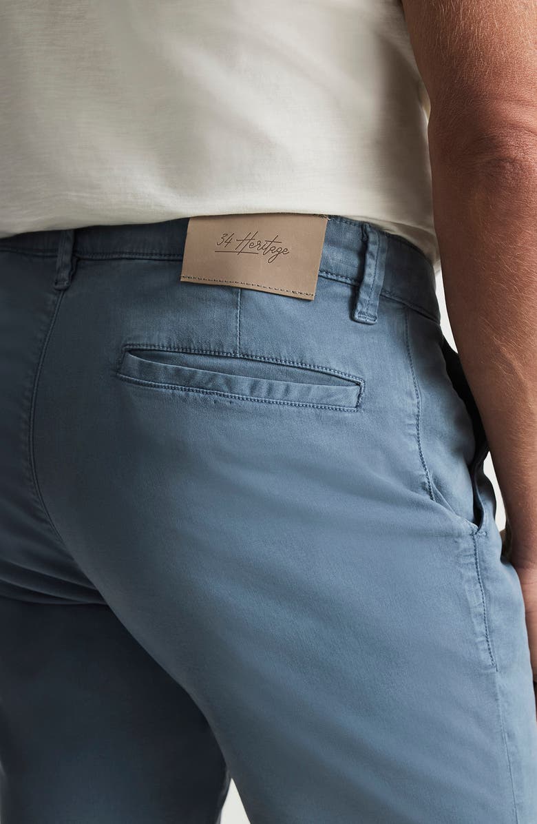 34 Heritage Arizona Slim Fit Flat Front Twill Chino Shorts, Alternate, color, Flint Stone Twill