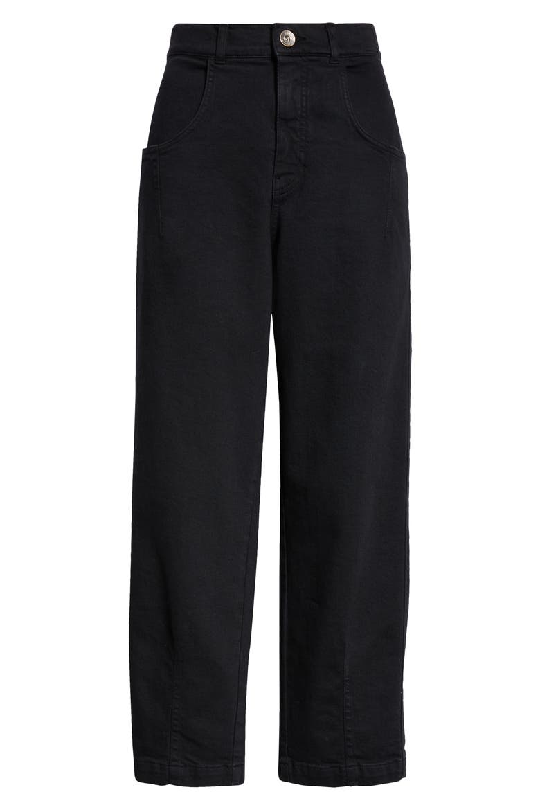 Straight Leg Jeans, Alternate, color, CARBON
