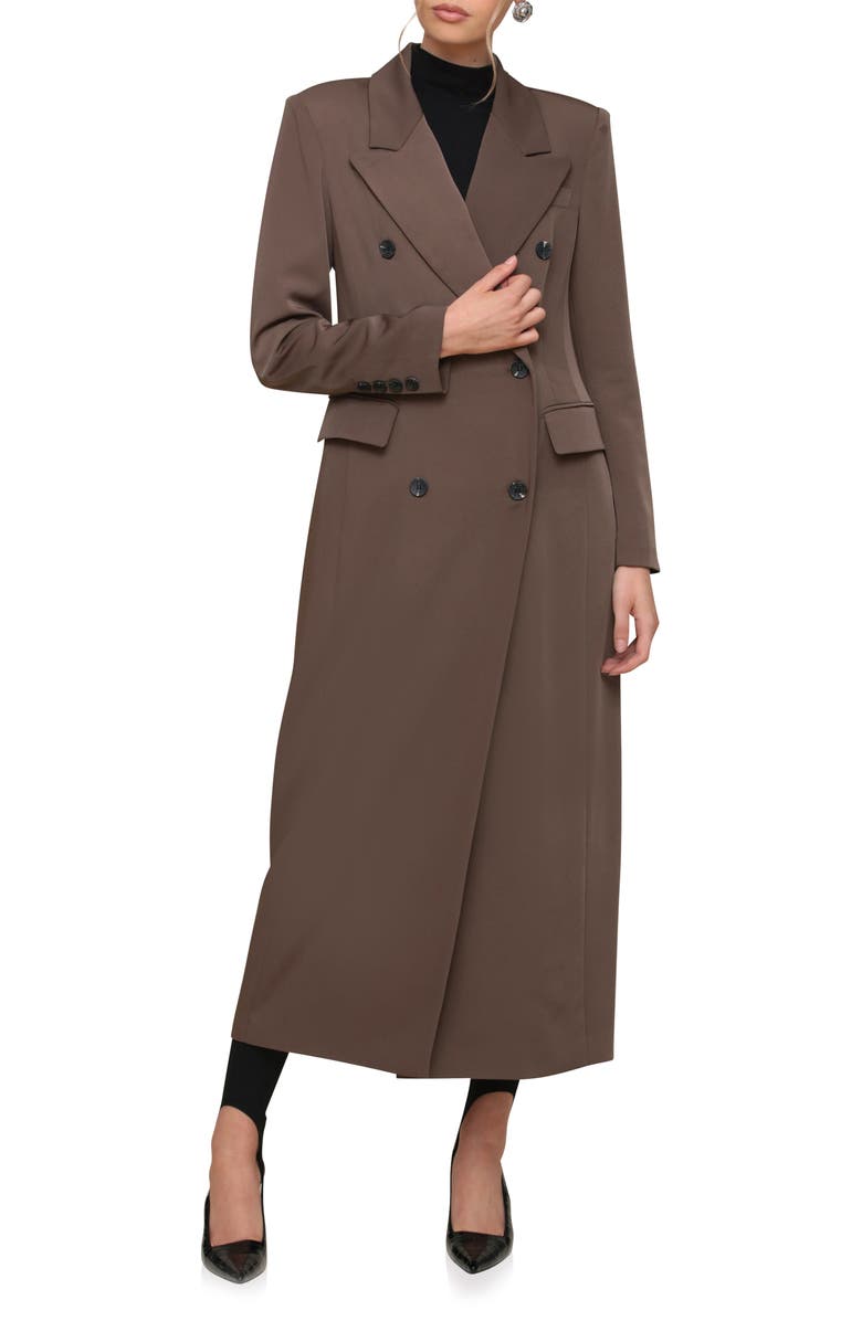 Avec Les Filles Double Breasted Topper Coat, Alternate, color,