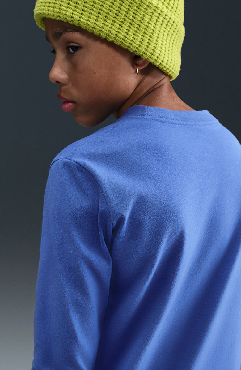 Nike Kids' Football Long Sleeve Graphic T-Shirt, Alternate, color, Comet Blue