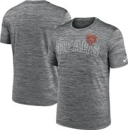 Nike Men's Nike  Anthracite Chicago Bears Velocity Arch Performance T-Shirt