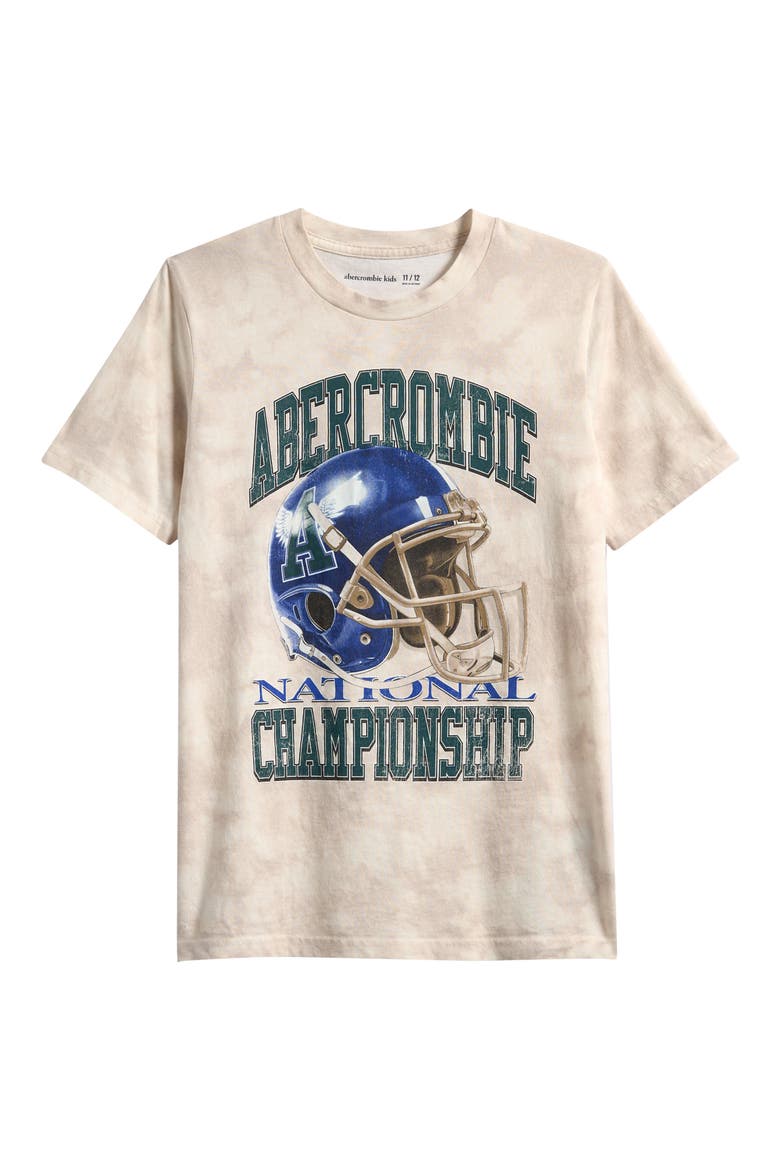 Kids' Football Championship Graphic T-Shirt, Main, color, SIMPLY TAUPE