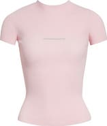 Alexander Wang Jacquard Logo Rib Sweater