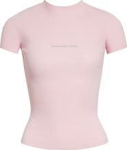 Alexander Wang Jacquard Logo Rib Sweater