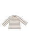Stripe Long Sleeve Polo