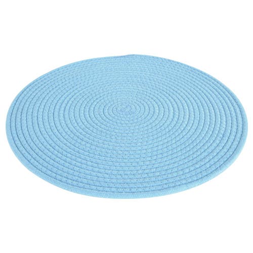 Kaplan Early Learning Company Flex Spot Woven Mat In Blue