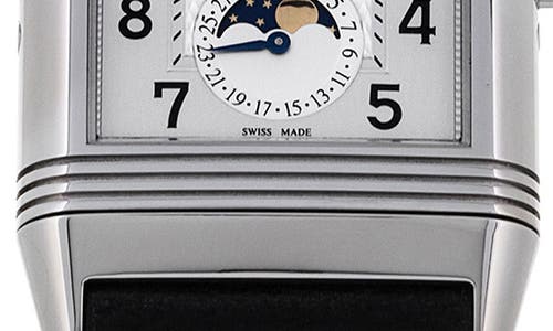 WATCHFINDER & CO. WATCHFINDER & CO. JAEGER-LECOULTRE PREOWNED 2019 REVERSO GRANDE CALENDAR WEBBING STRAP WATCH, 30MM