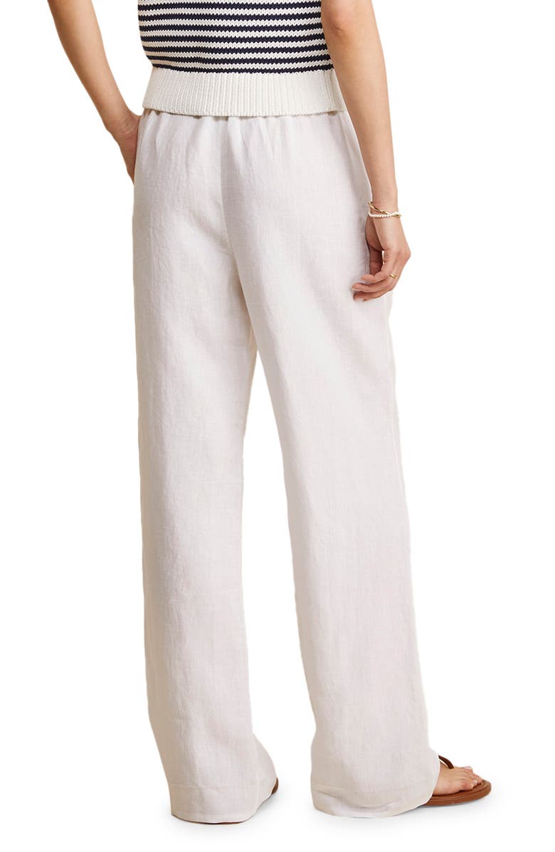 vineyard vines Wide Leg Linen Pants, Alternate, color, 
