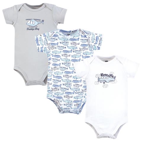 Little Soft Cotton All-in-One Outfits, Set of 3 (Baby)