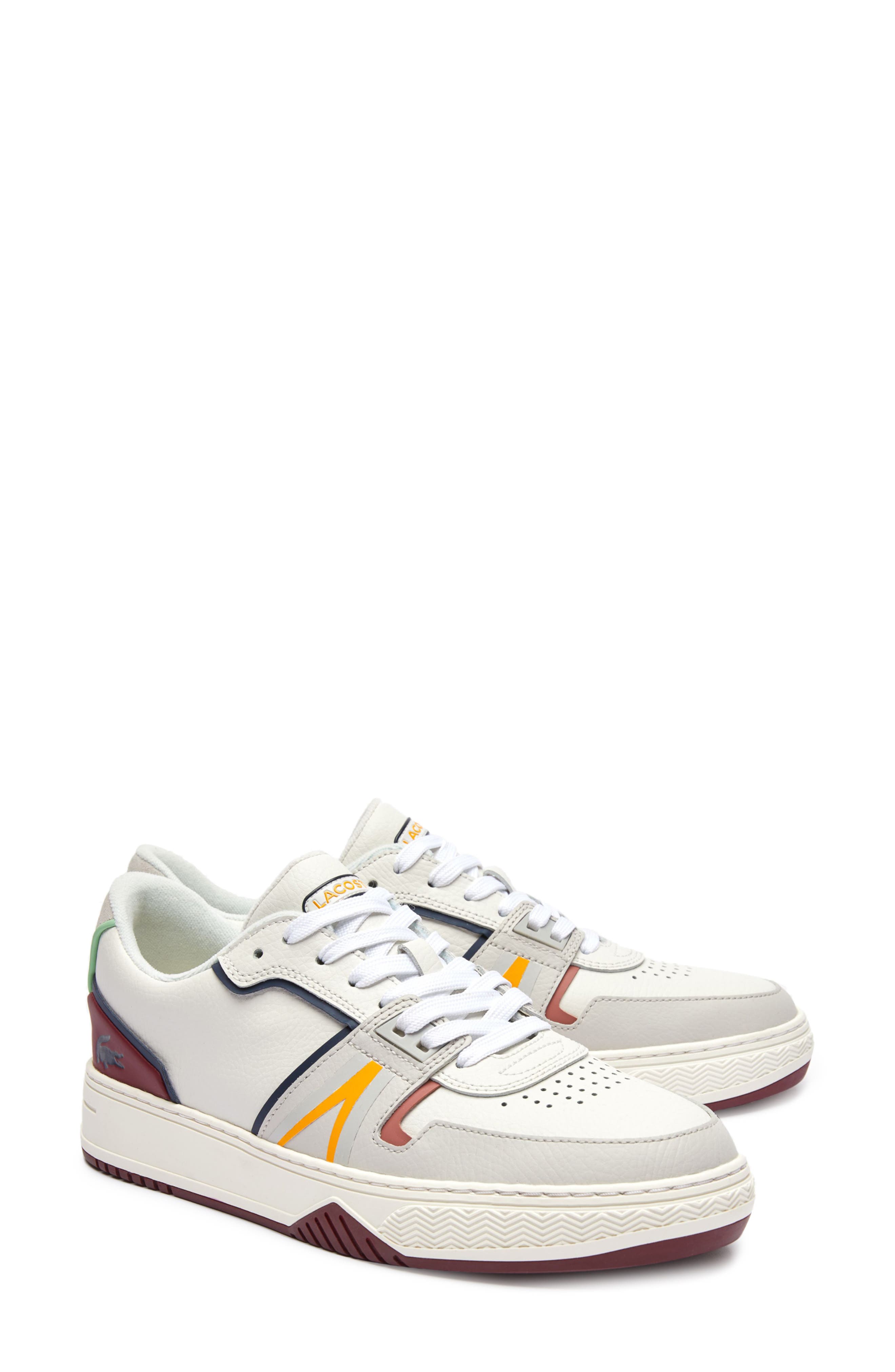 Lacoste L001 Leather Sneaker, Alternate, color, 