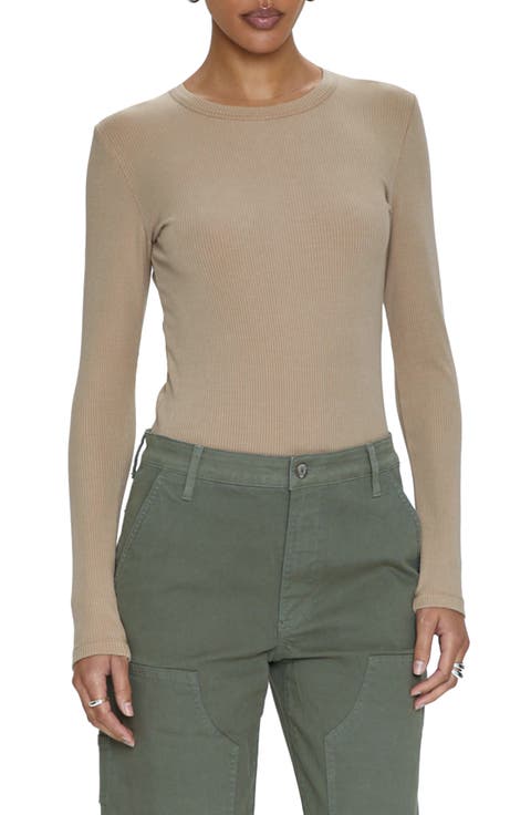 Bailey Long Sleeve Rib Bodysuit