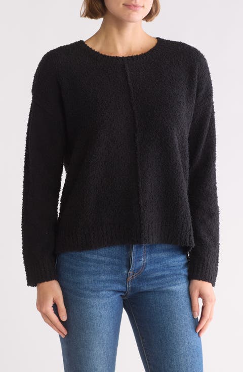 Silky Plush Step Hem Sweater