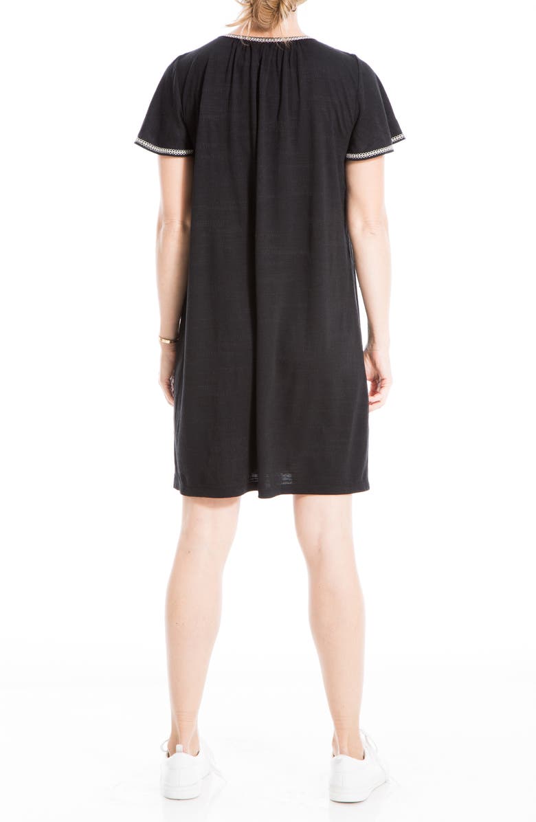 MAX STUDIO Short Sleeve Shift Jersey Dress, Alternate, color,