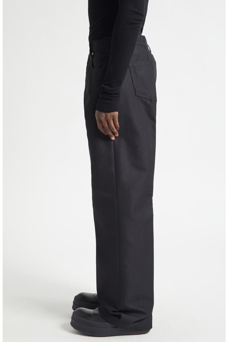 Geth Cotton & Nylon Jeans, Alternate, color, BLACK