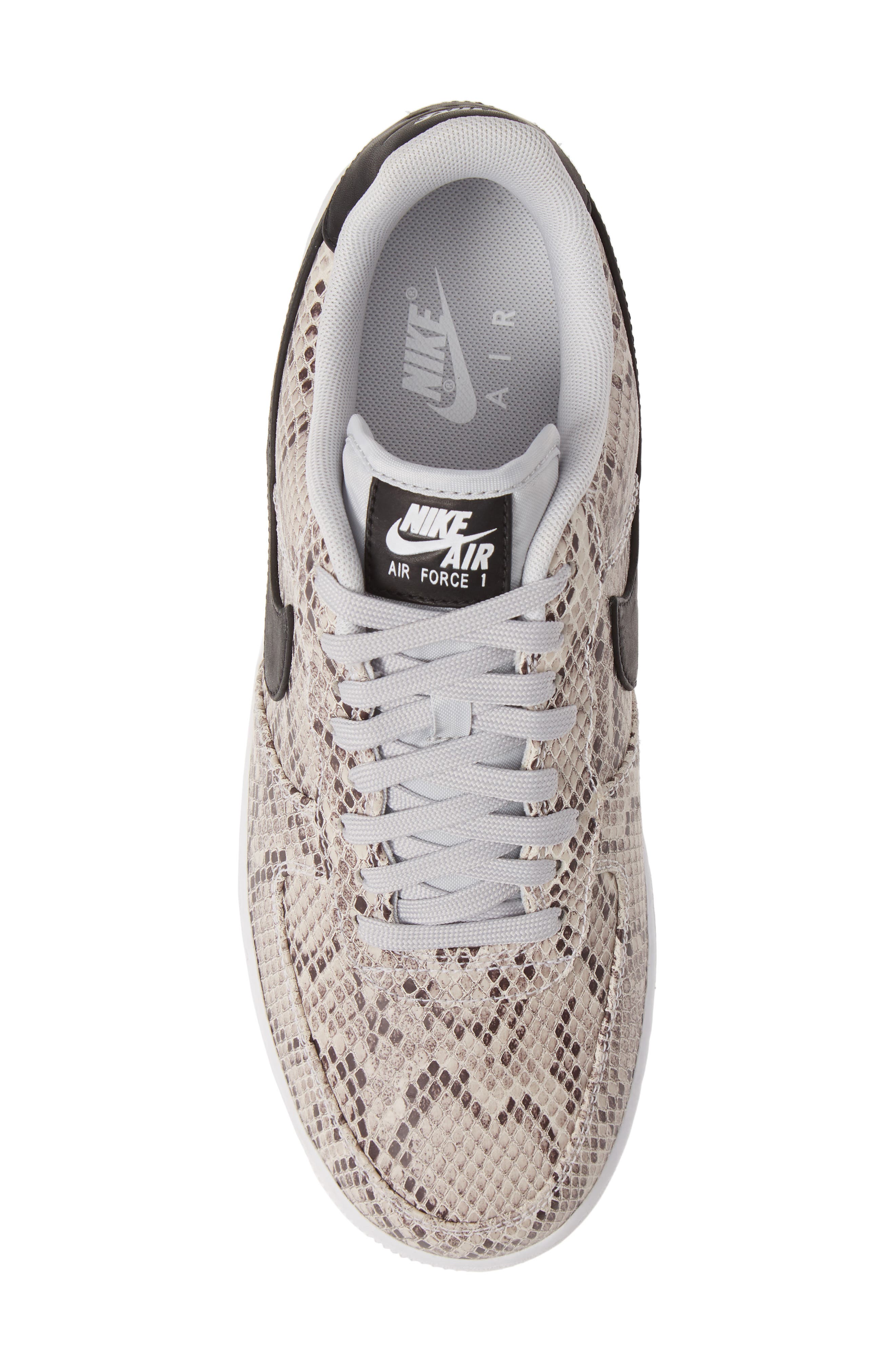 Air Force 1 '07 Premium Sneaker, Alternate, color, WHITE/ BLACK/ PURE PLATINUM