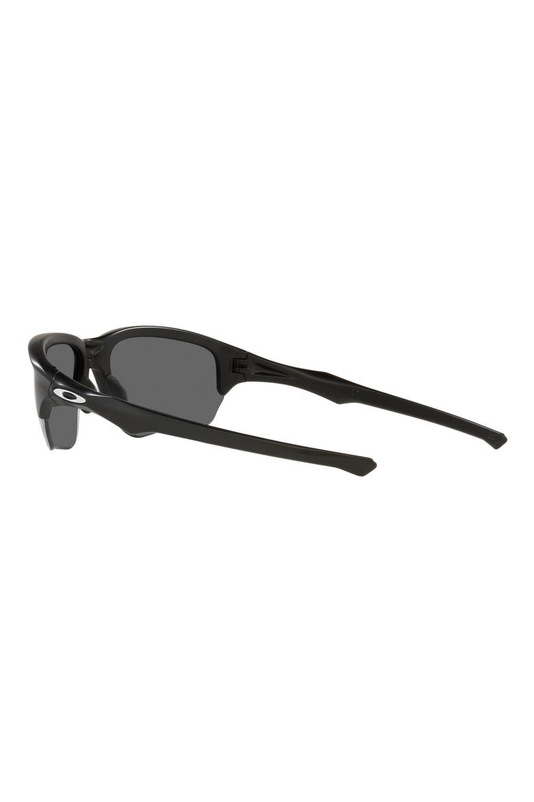 64mm Rectangle Sunglasses, Alternate, color, MATTE BLACK