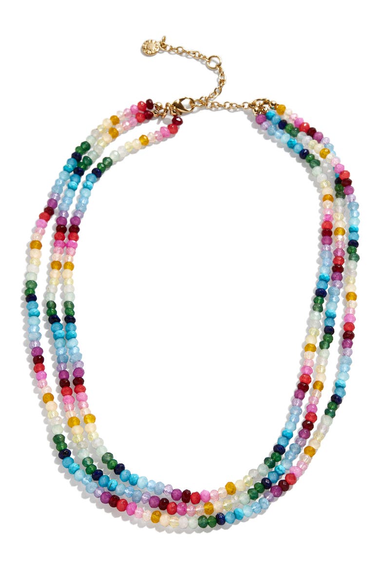 Lena Semiprecious Layered Necklace, Alternate, color, MULTICOLORED