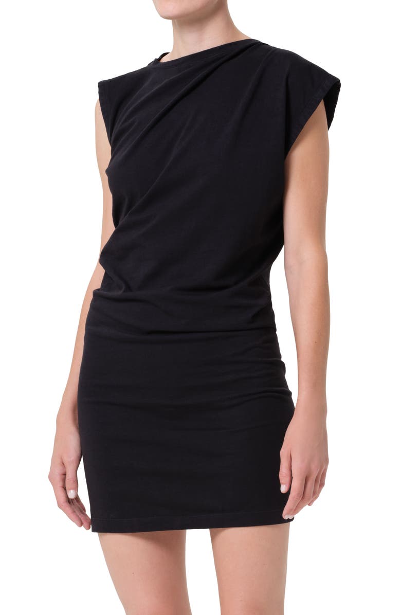 AGOLDE Beth Asymmetric Sheath Minidress, Alternate, color, 
