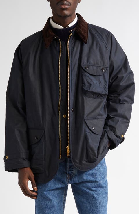 Water Repellent Waxed Cotton Coverall Jacket