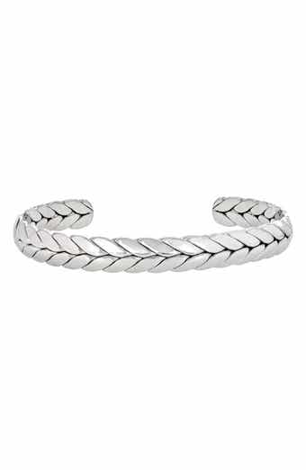 AMERICAN EXCHANGE Men's Stainless Steel Cuff Bracelet