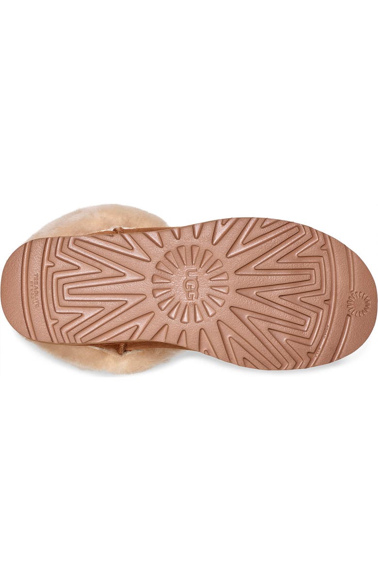 UGG<sup>®</sup> UGG Classic Mini Fluff Genuine Shearling Bootie, Alternate, color,