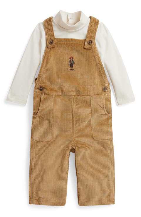 Kids' Corduroy Overall & Bodysuit Set