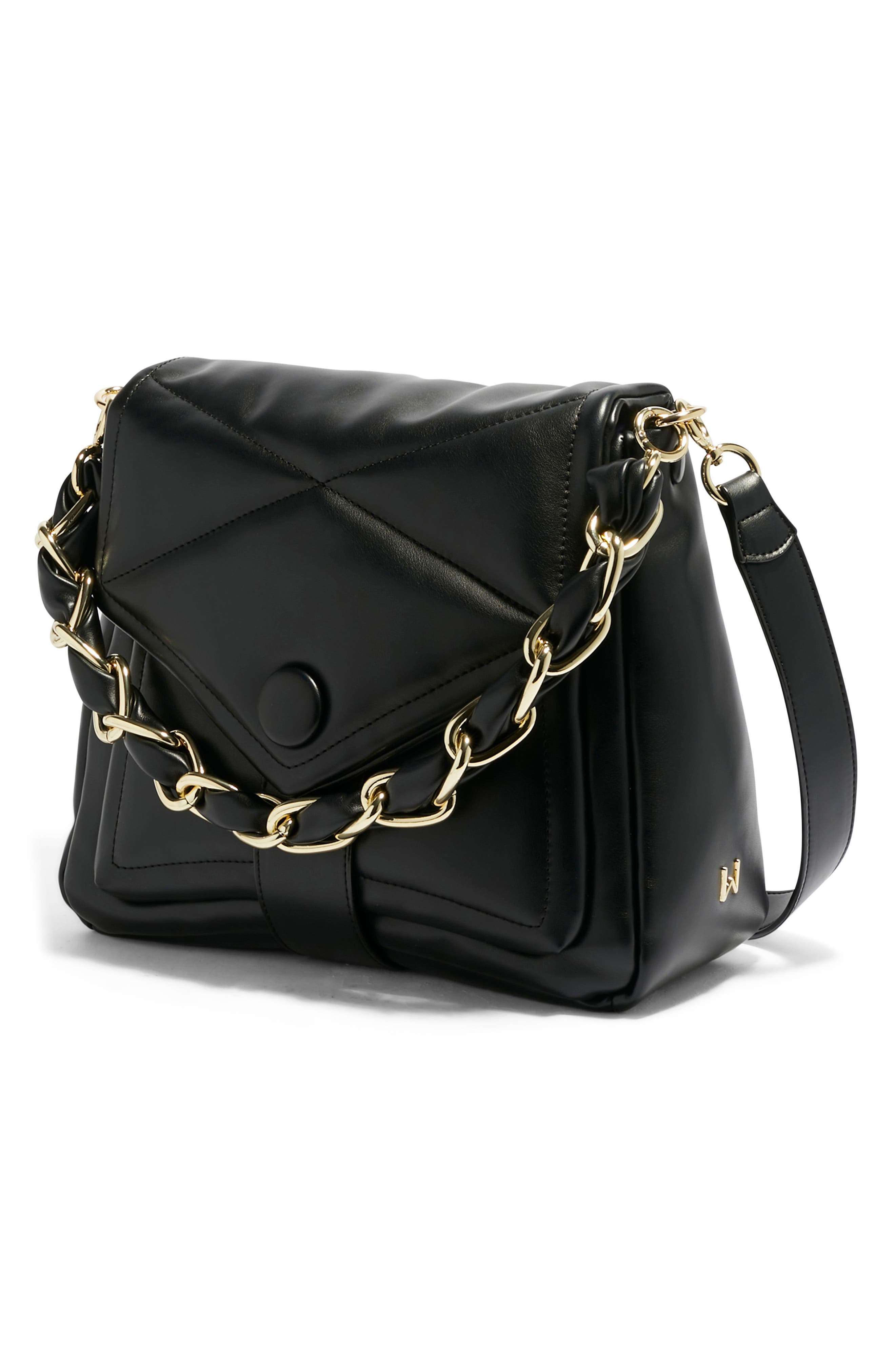 HOUSE OF WANT We Are Fearless Vegan Leather Crossbody Bag, Alternate, color, 