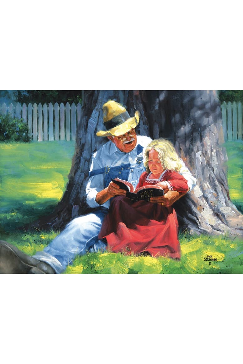 Grandpa's Bible 500 piece Jigsaw Puzzle for Adults, Alternate, color, Multicolor