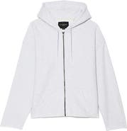 Cult of Individuality Core Raw Hem French Terry Zip Hoodie