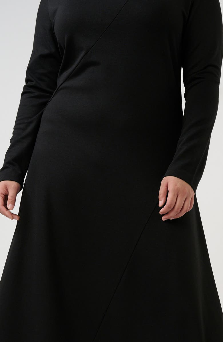 Estelle Abagail Asymmetric Hem Midi Sweater Dress, Alternate, color,