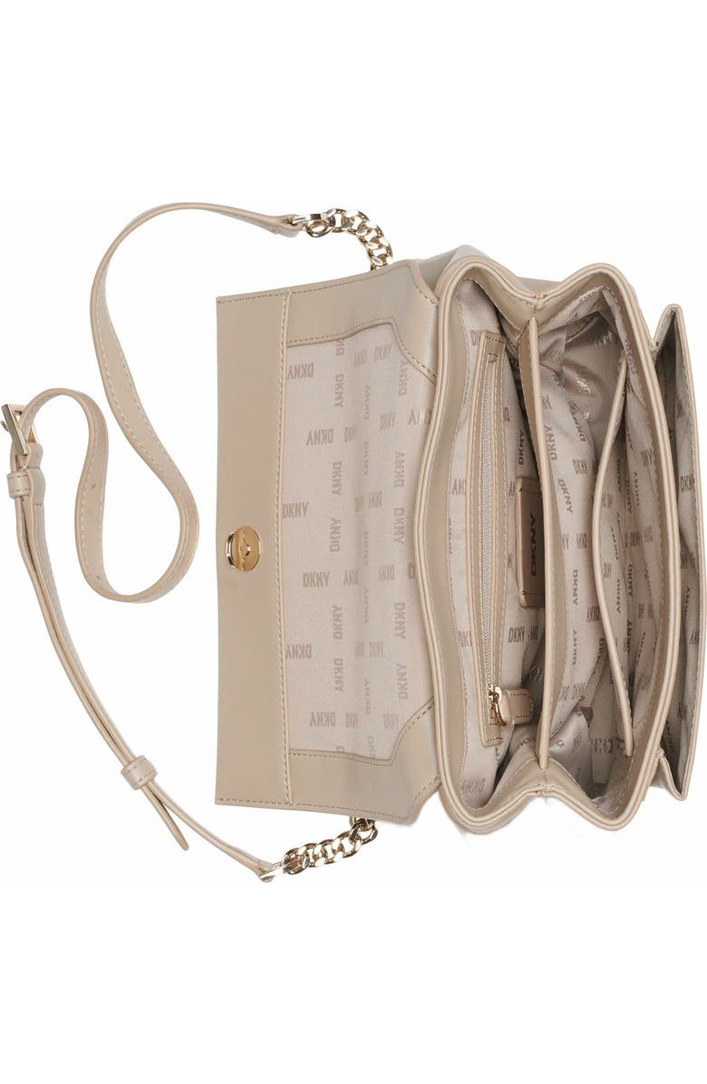 DKNY Evie Flap Shoulder Bag, Alternate, color, Lt Khaki