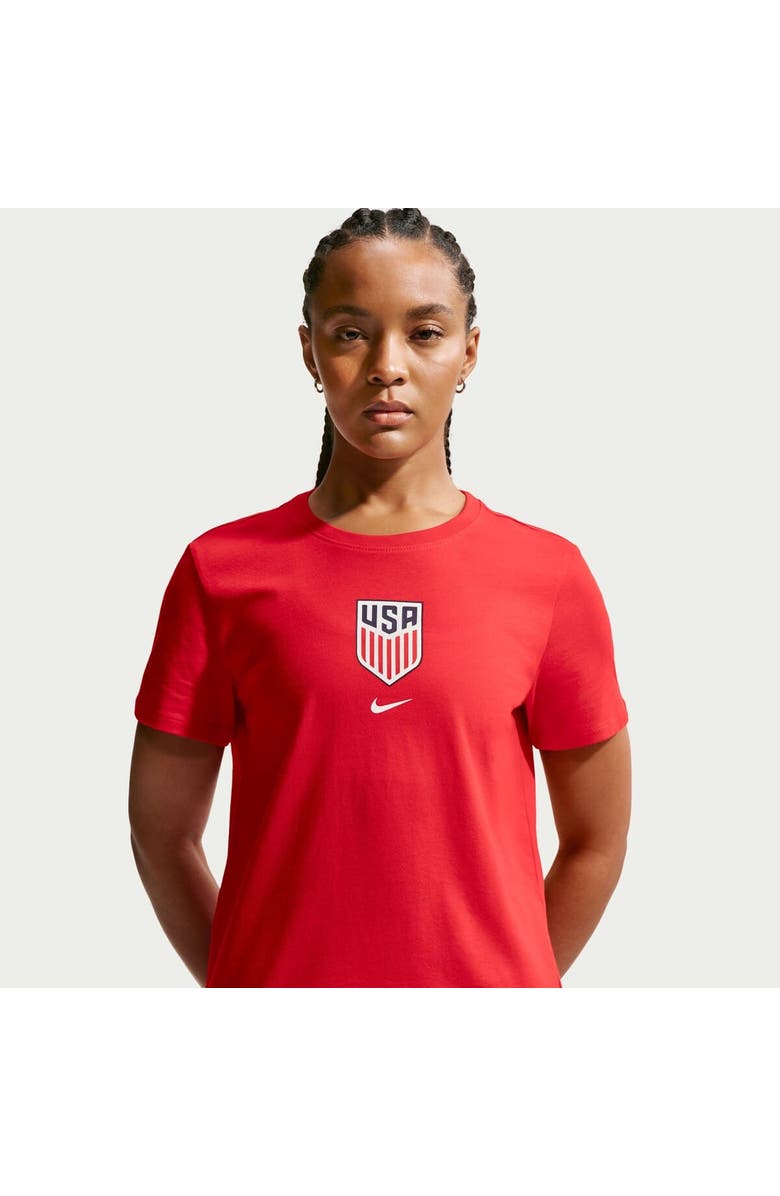 Nike Women's Nike Red USMNT Crest T-Shirt, Alternate, color, Red