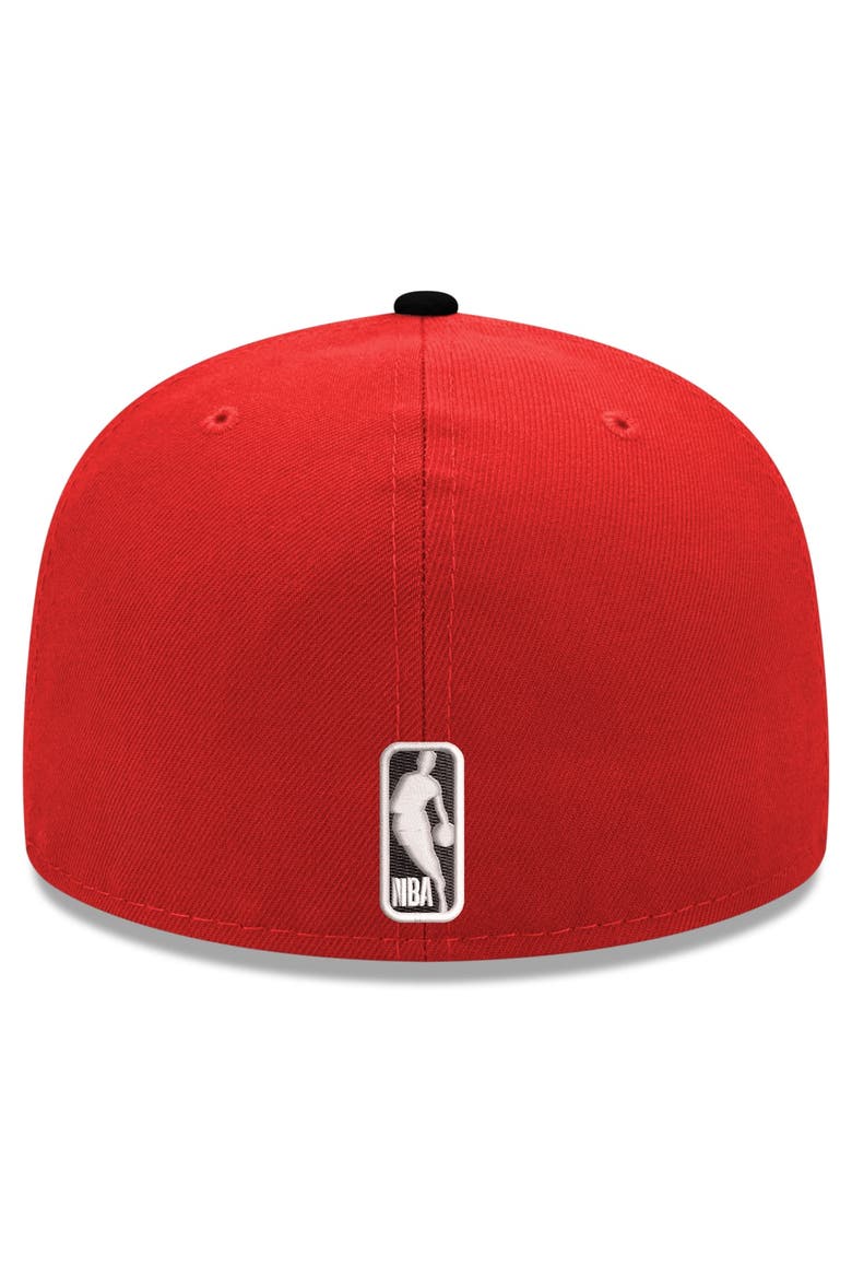 Men's New Era Red/Black Houston Rockets 59FIFTY Fitted Hat, Alternate, color, Red