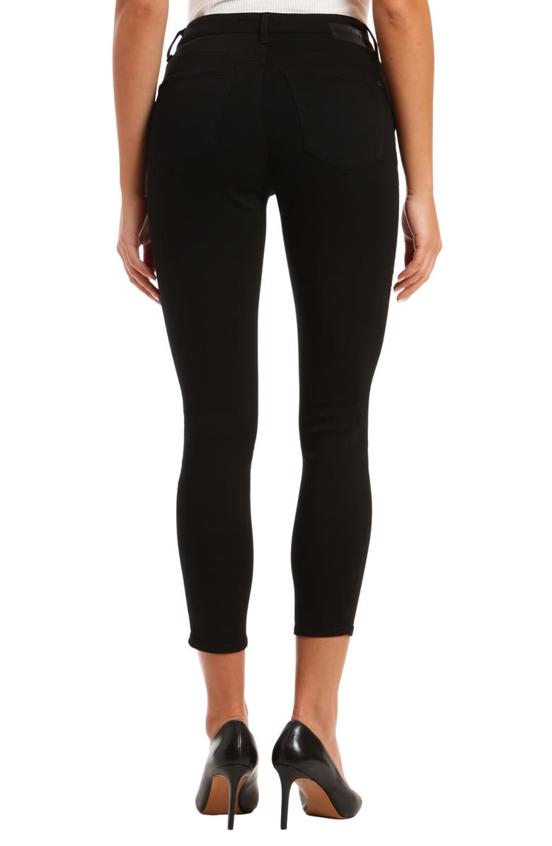 Mavi Jeans Emma Mid Rise Slim Boyfriend Jeans, Alternate, color, Stay Black Supersoft