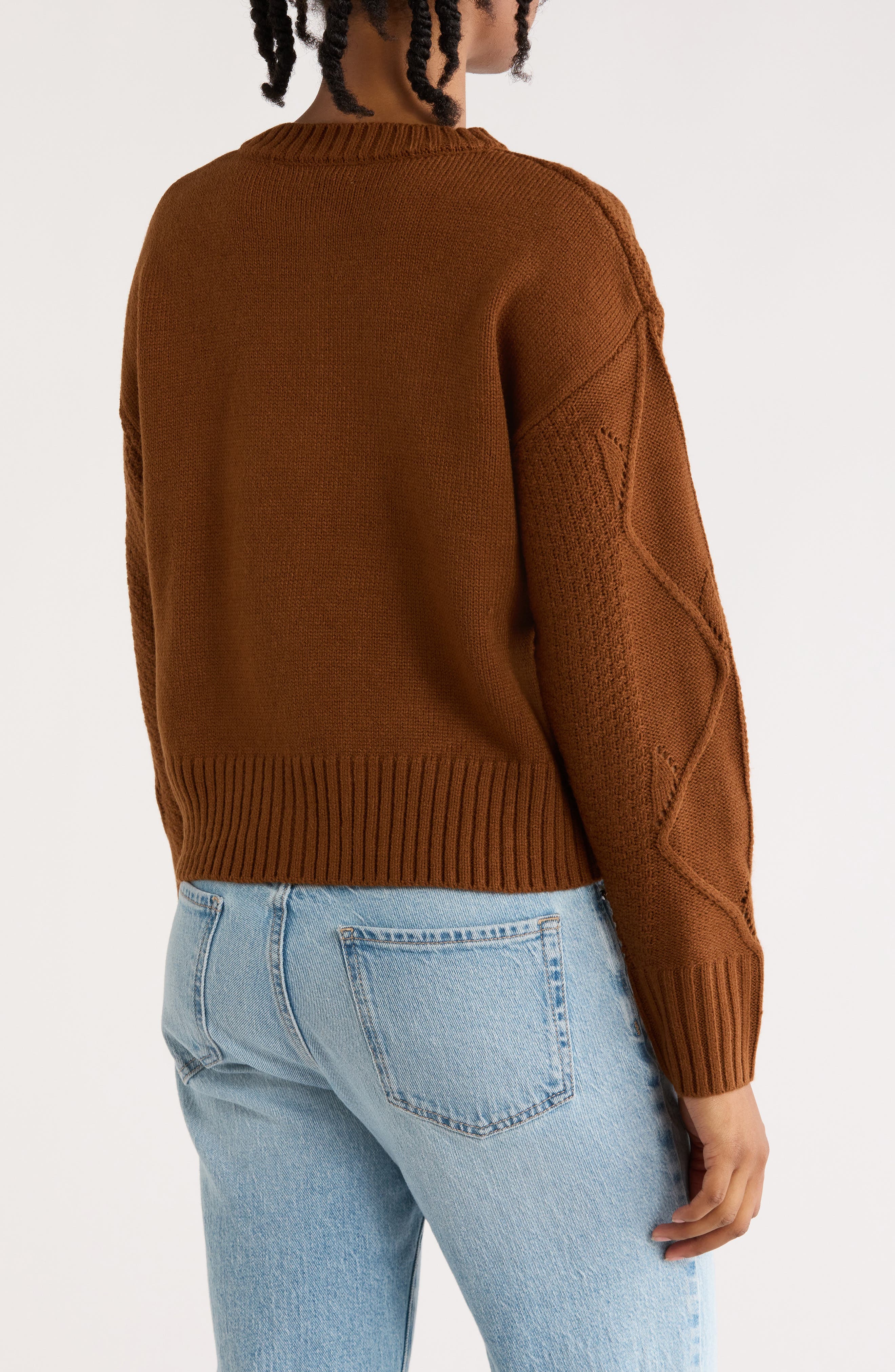 Floral Knit Cardigan - image 2