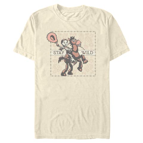 Men's Stay Wild Jessie And Bullseye Short Sleeve Graphic T-shirt