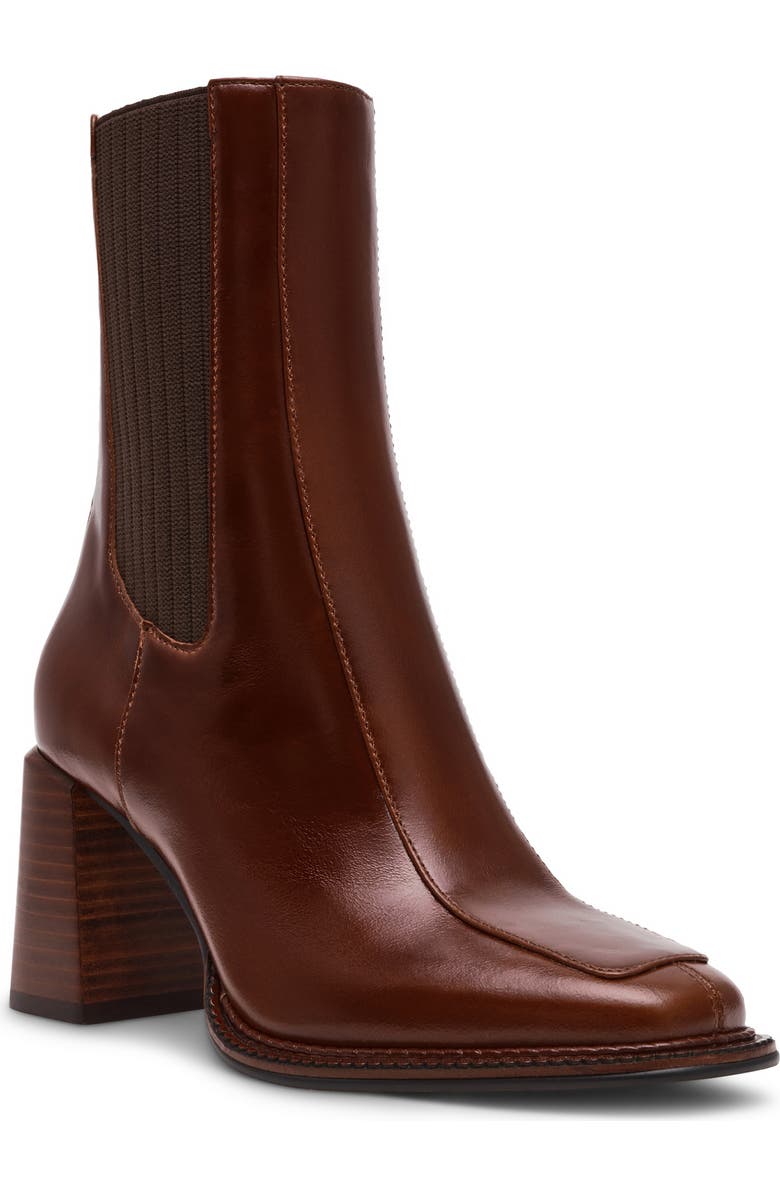 Steve Madden Downtown Chelsea Boot, Main, color, Brown Leather