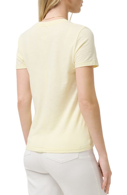 Travismathew Cloud Crewneck T-shirt In Yellow