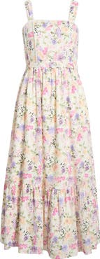 CeCe Floral Midi Sundress