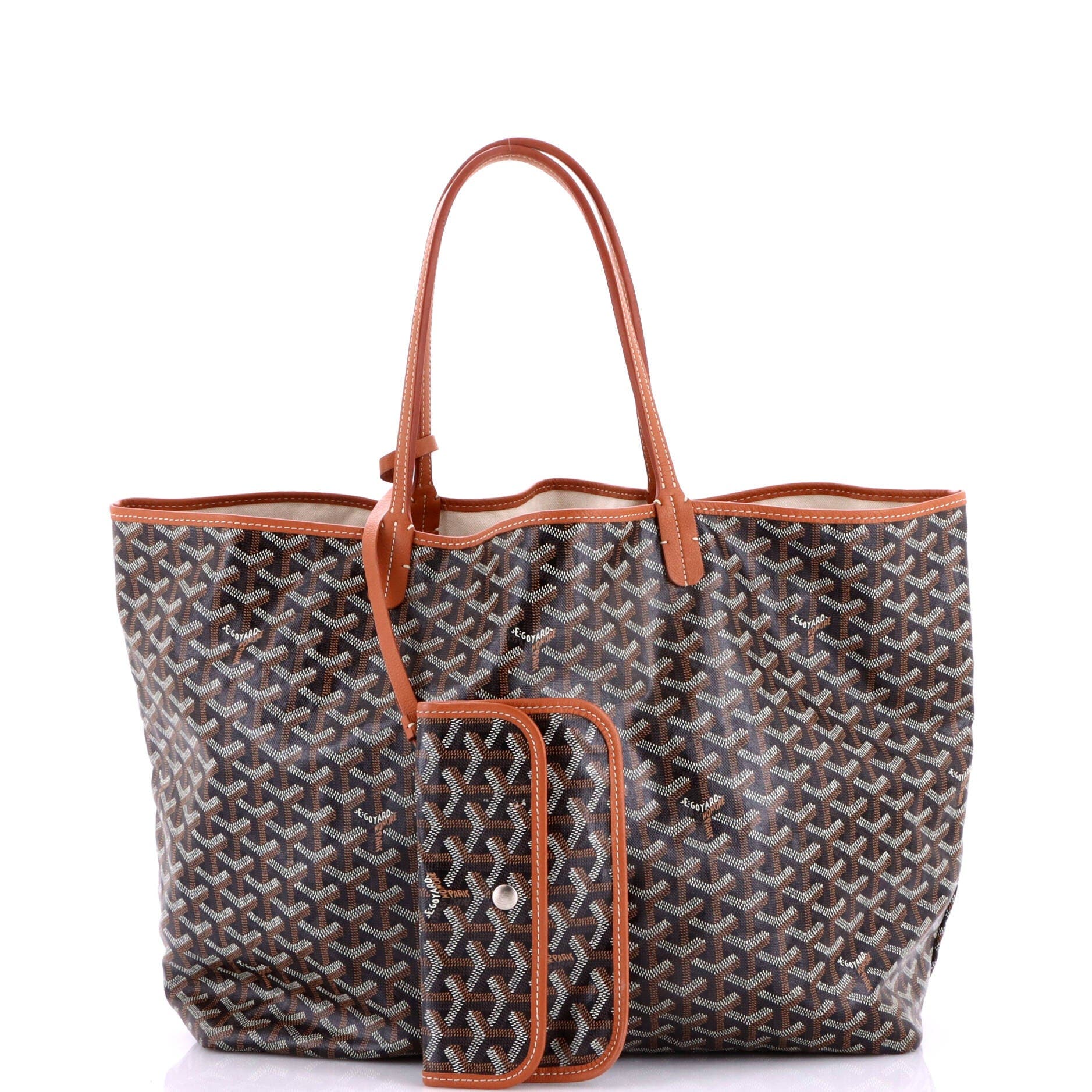 Saint Louis Tote Coated Canvas GM, Alternate, color, Brown