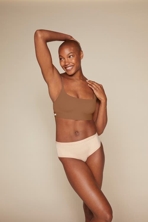 Harper Wilde Bliss Scoop Bralette In Brown