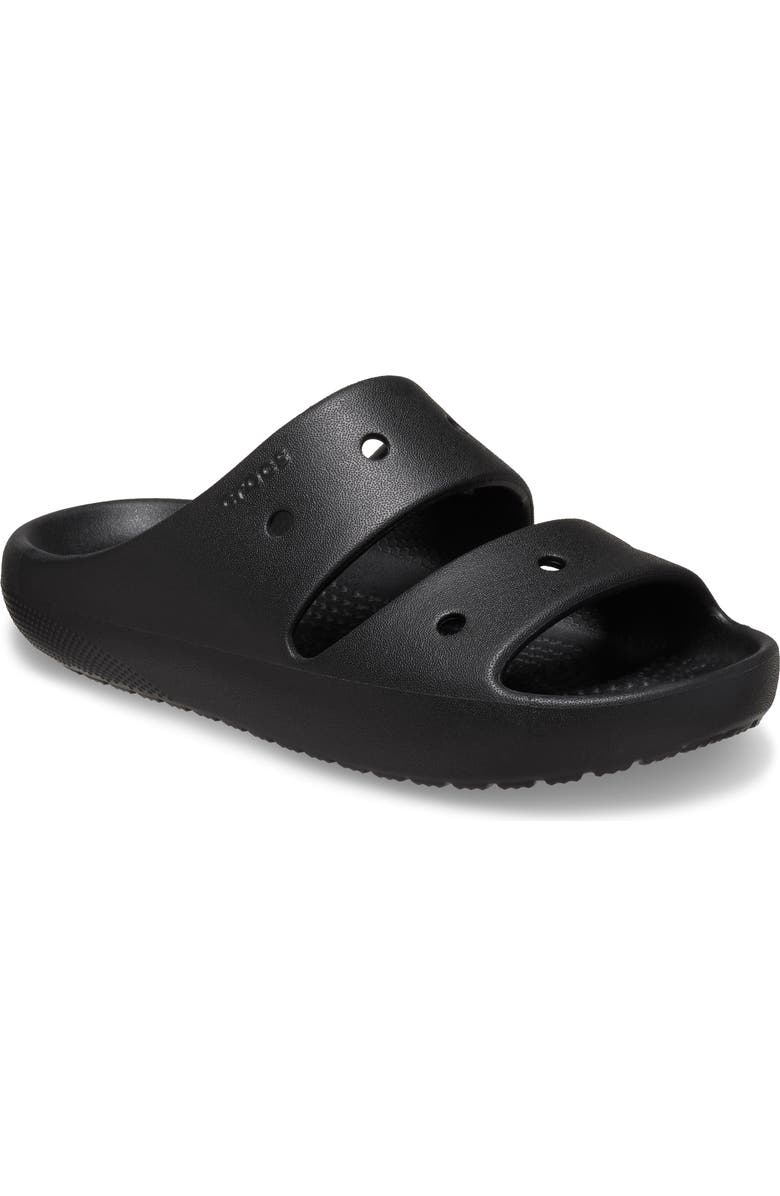 CROCS Kids' Double Strap Slide Sandal, Main, color, Black