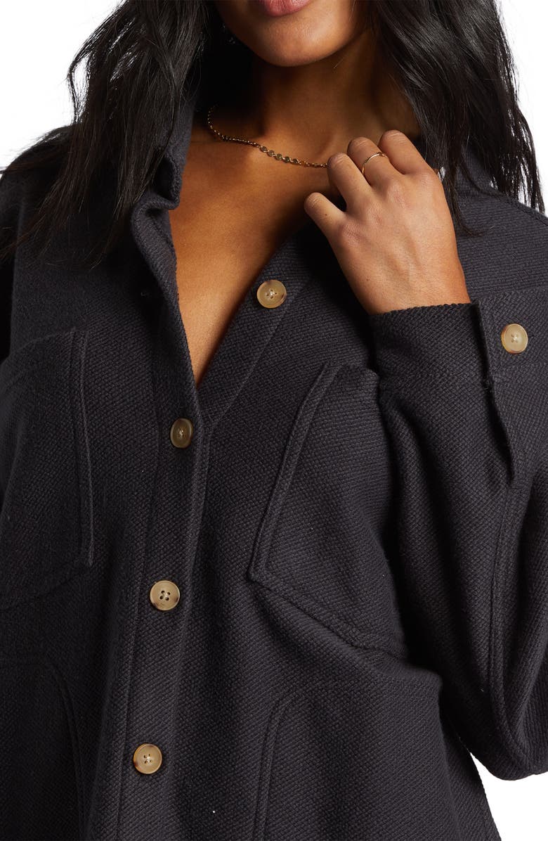 Billabong Everytime Button-Up Shacket, Alternate, color, 