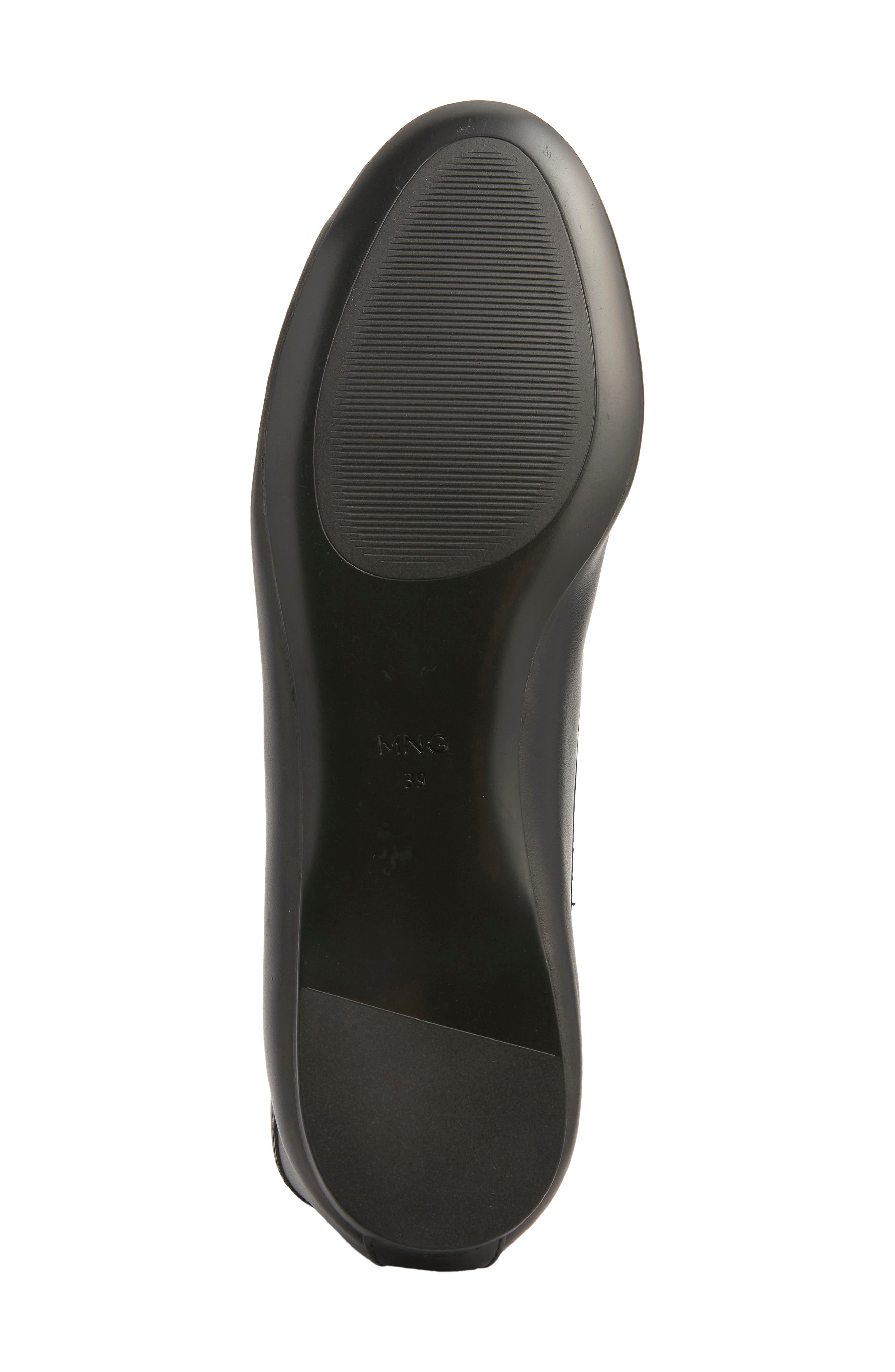 MANGO Ballet Flat, Alternate, color, Black
